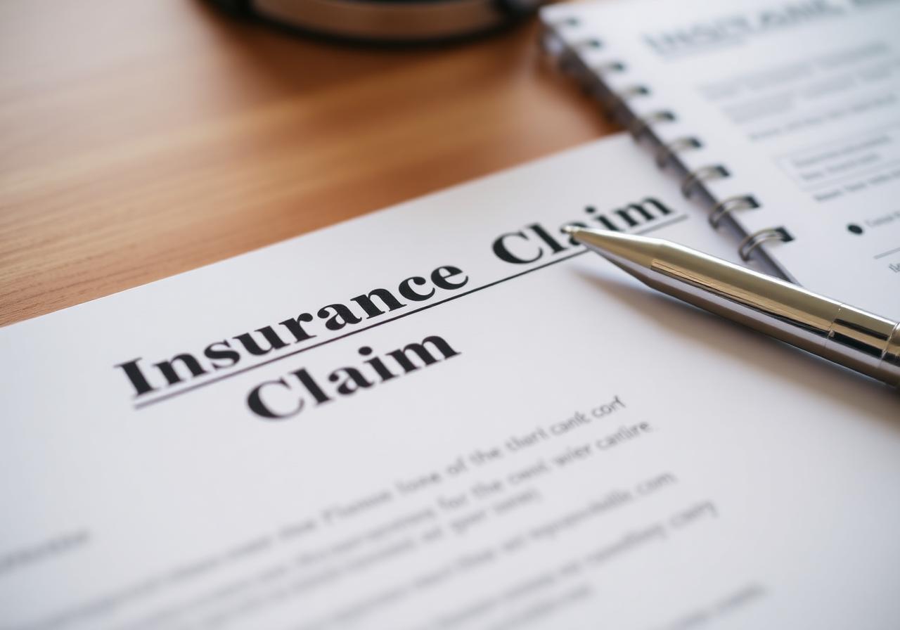 Insurance claim denial document